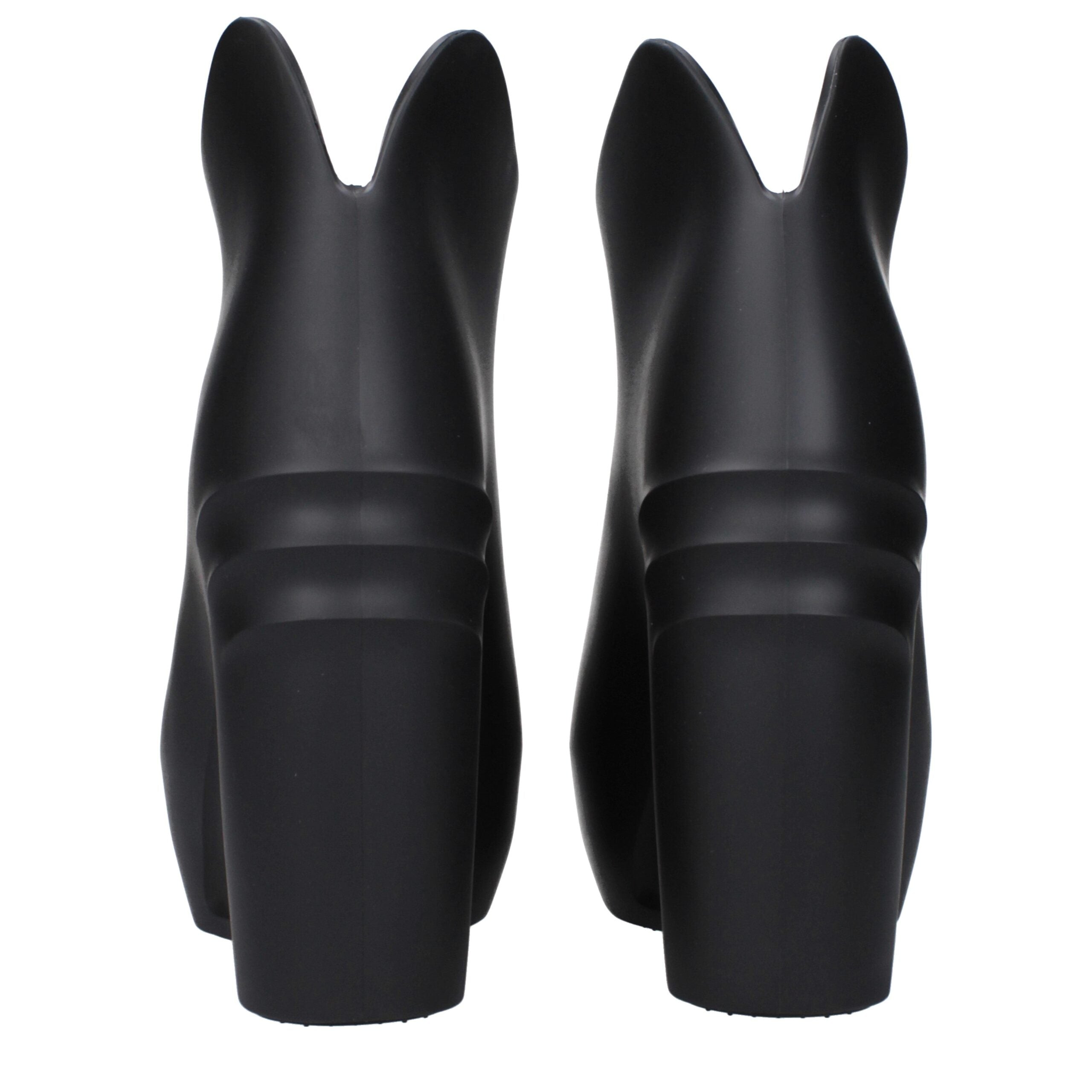 Givenchy Black Cotton Wedge Sandals