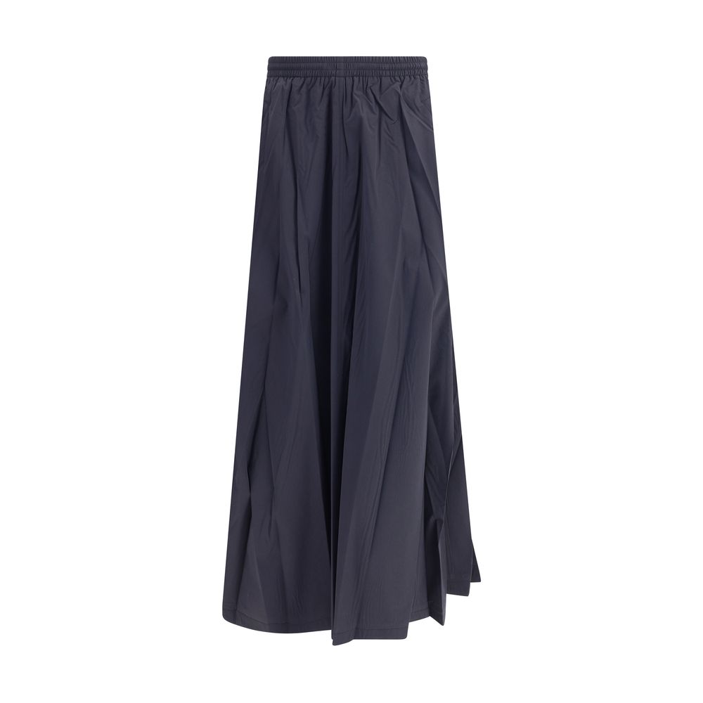 Balenciaga Blue Polyester Long Skirt