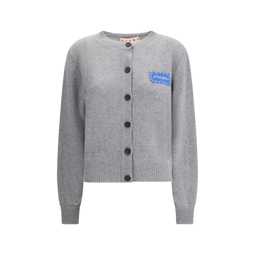 Marni Gray Cashmere Cardigan