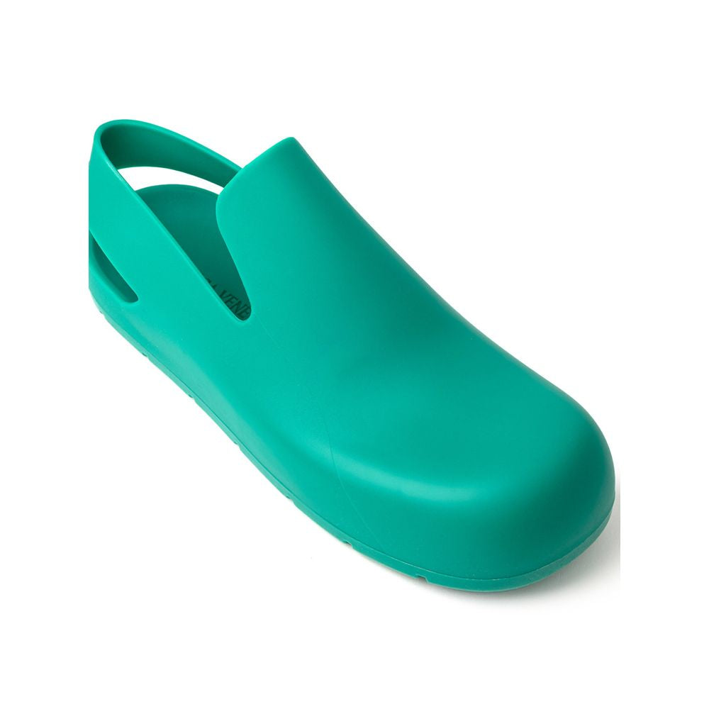Bottega Veneta Green Cotton Slippers