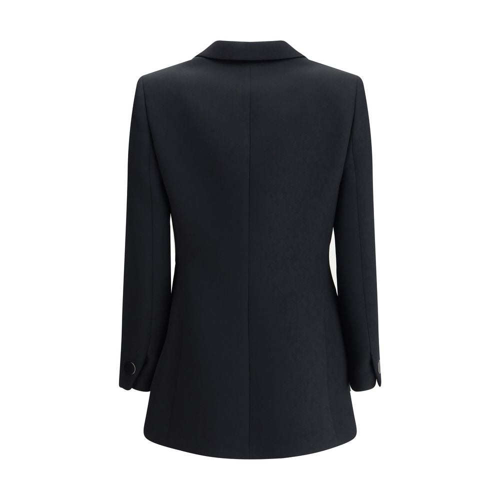 Giorgio Armani Black Polyester Blazer