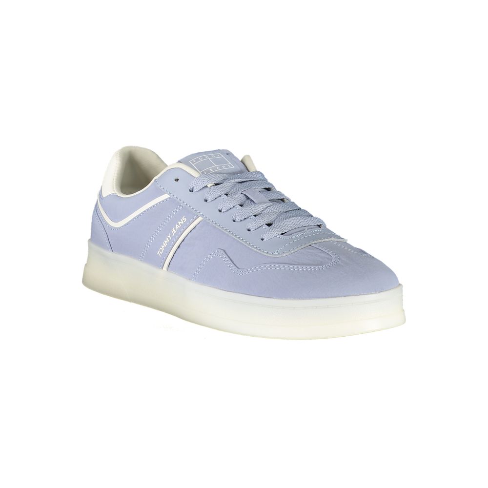 Tommy Hilfiger Blue Leather Women Sneaker