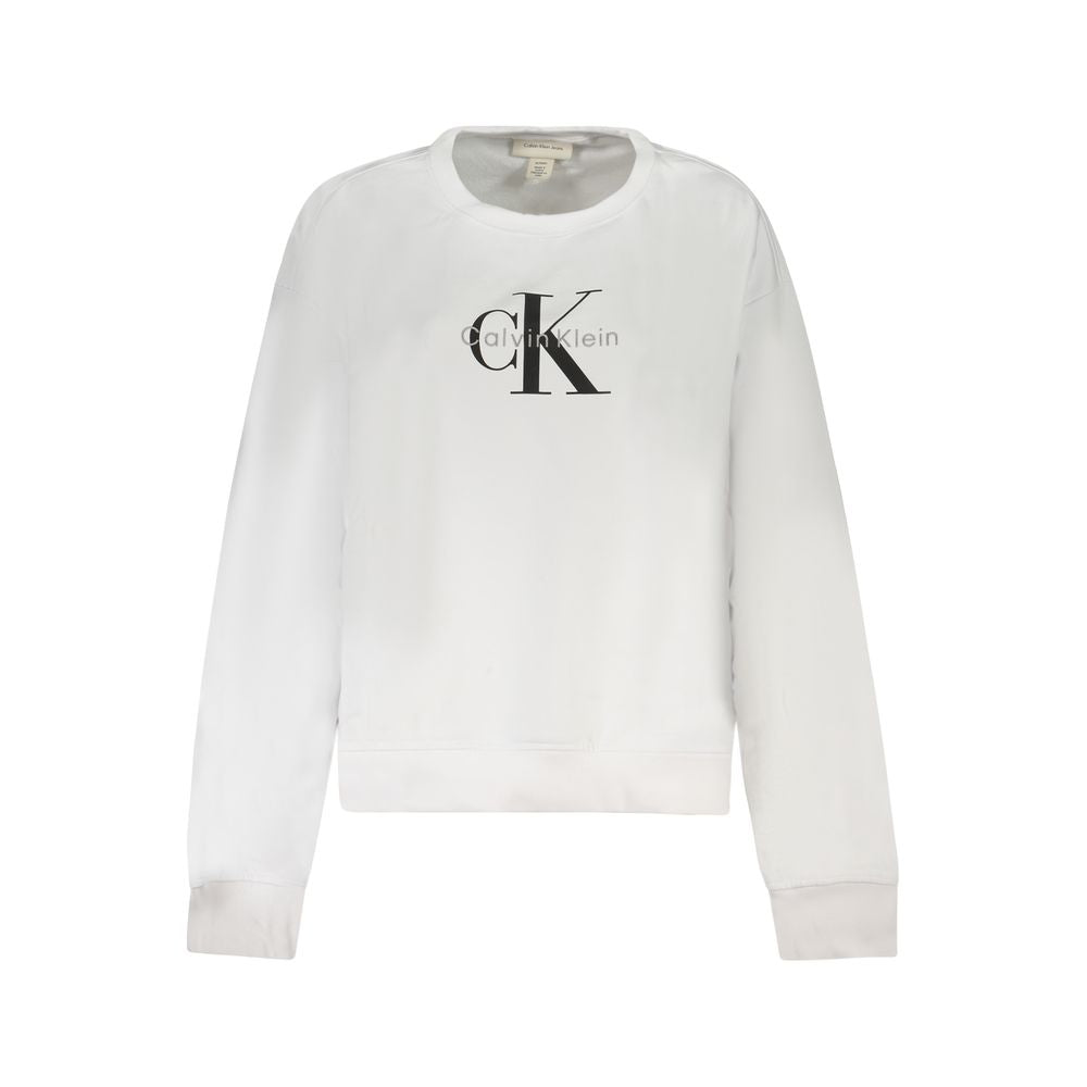 Calvin Klein White Cotton Women Sweatshirt