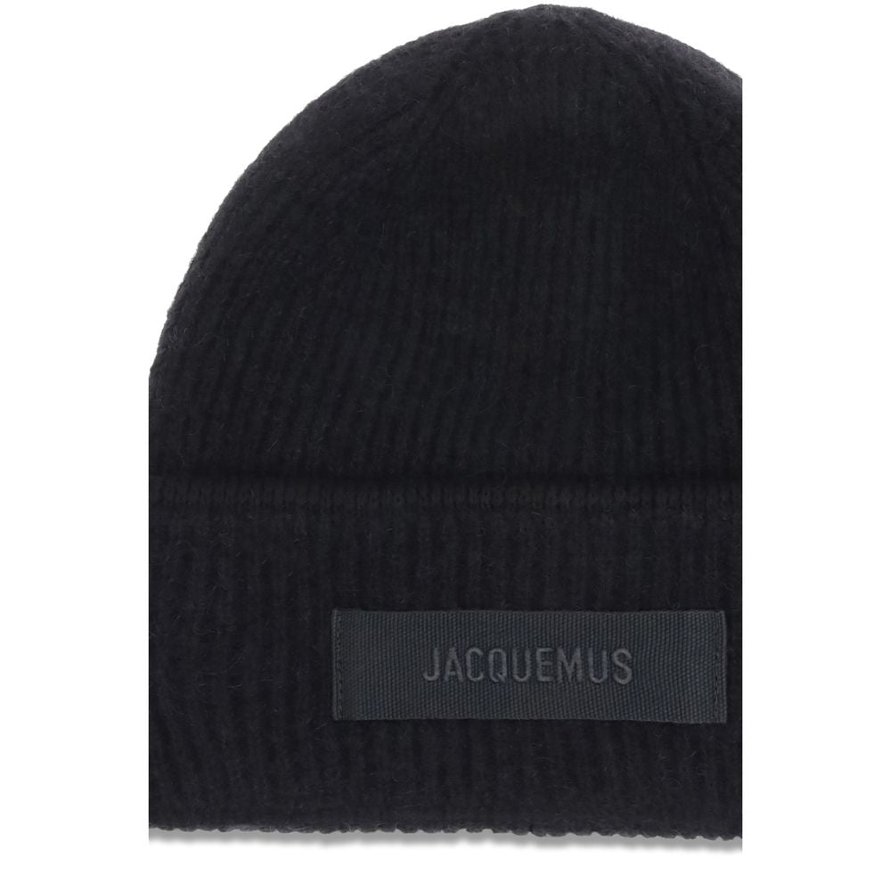 Jacquemus Black Alpaca Vicugna Pacos Beanie