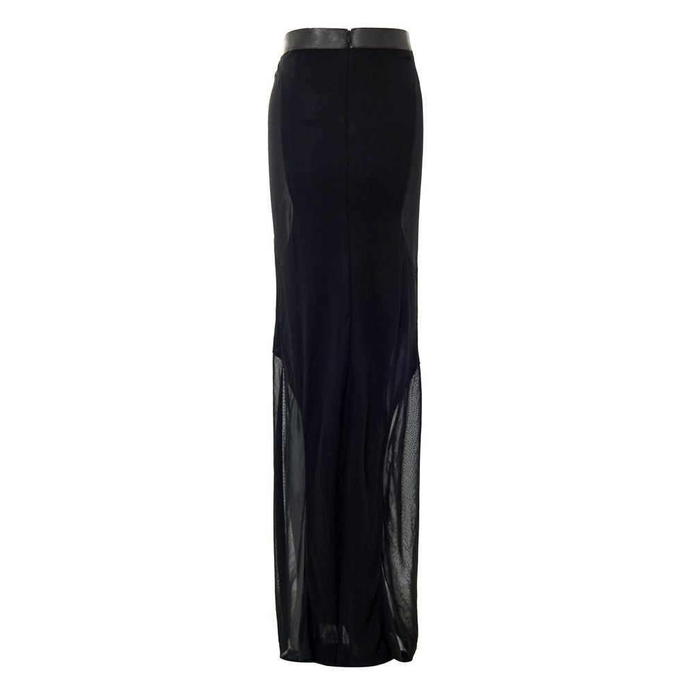 Tom Ford Black Viscose Long Skirt