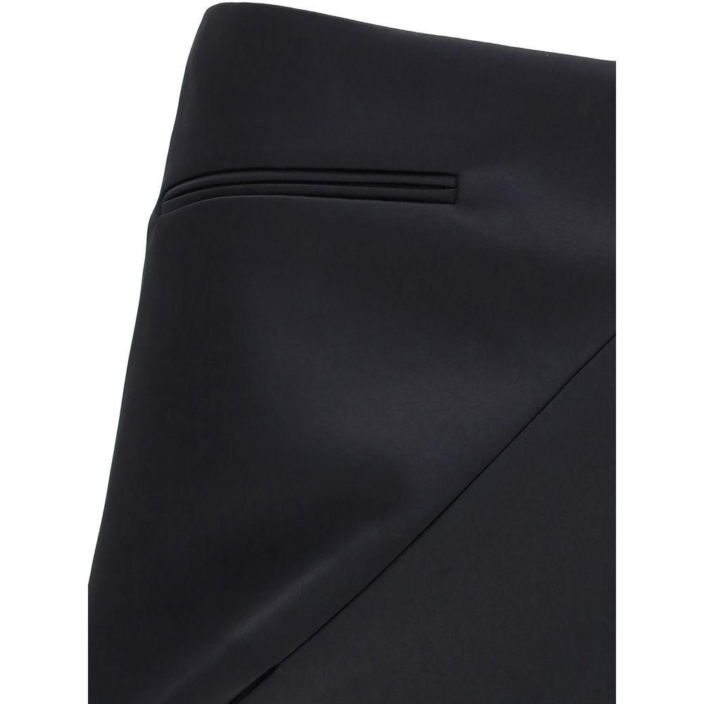 Courrèges Black Triacetate Mini Skirt