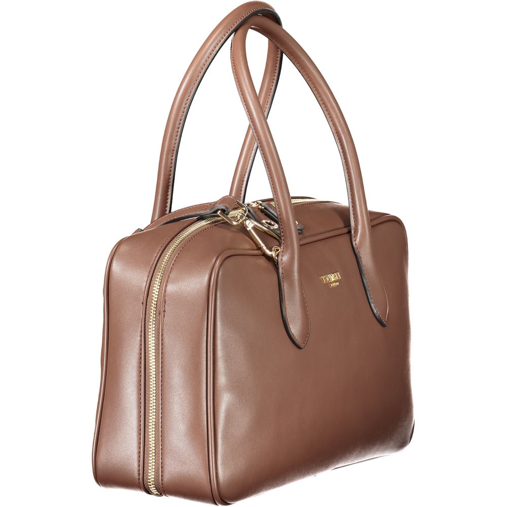 Twinset Marrone Polyurethane Women Handbag