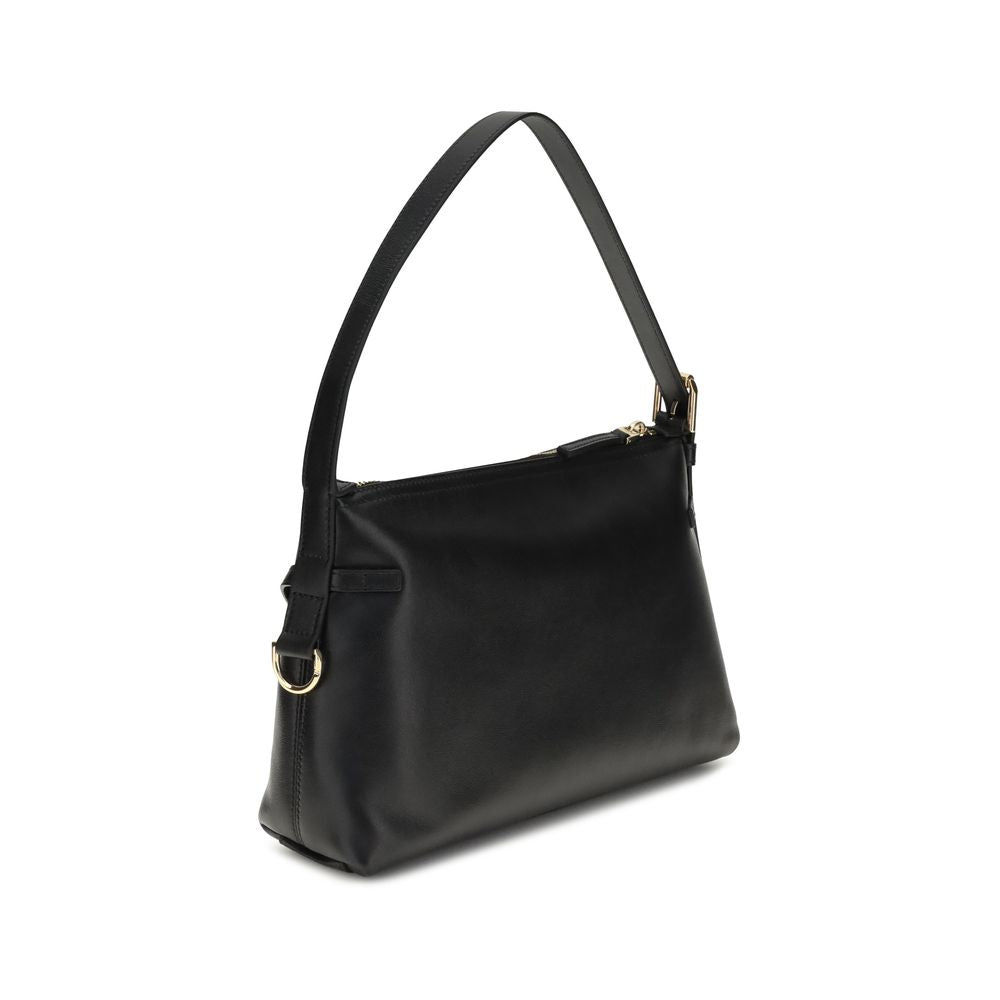 Givenchy Black Calf Leather Bos Taurus Shoulder Bag