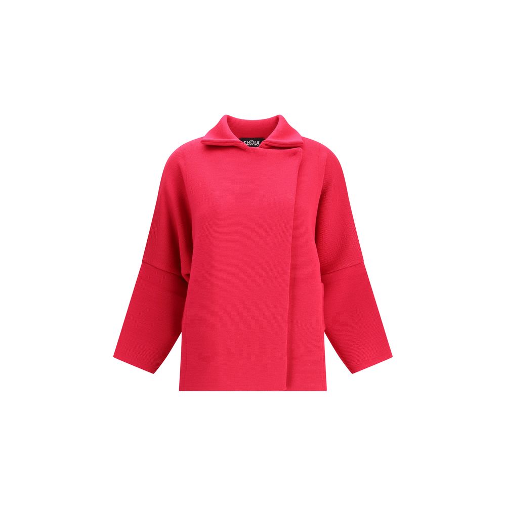 Ella Multicolor Merino Wool Coat