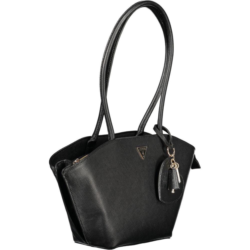 Guess Jeans Black Polyurethane Women's Handbag