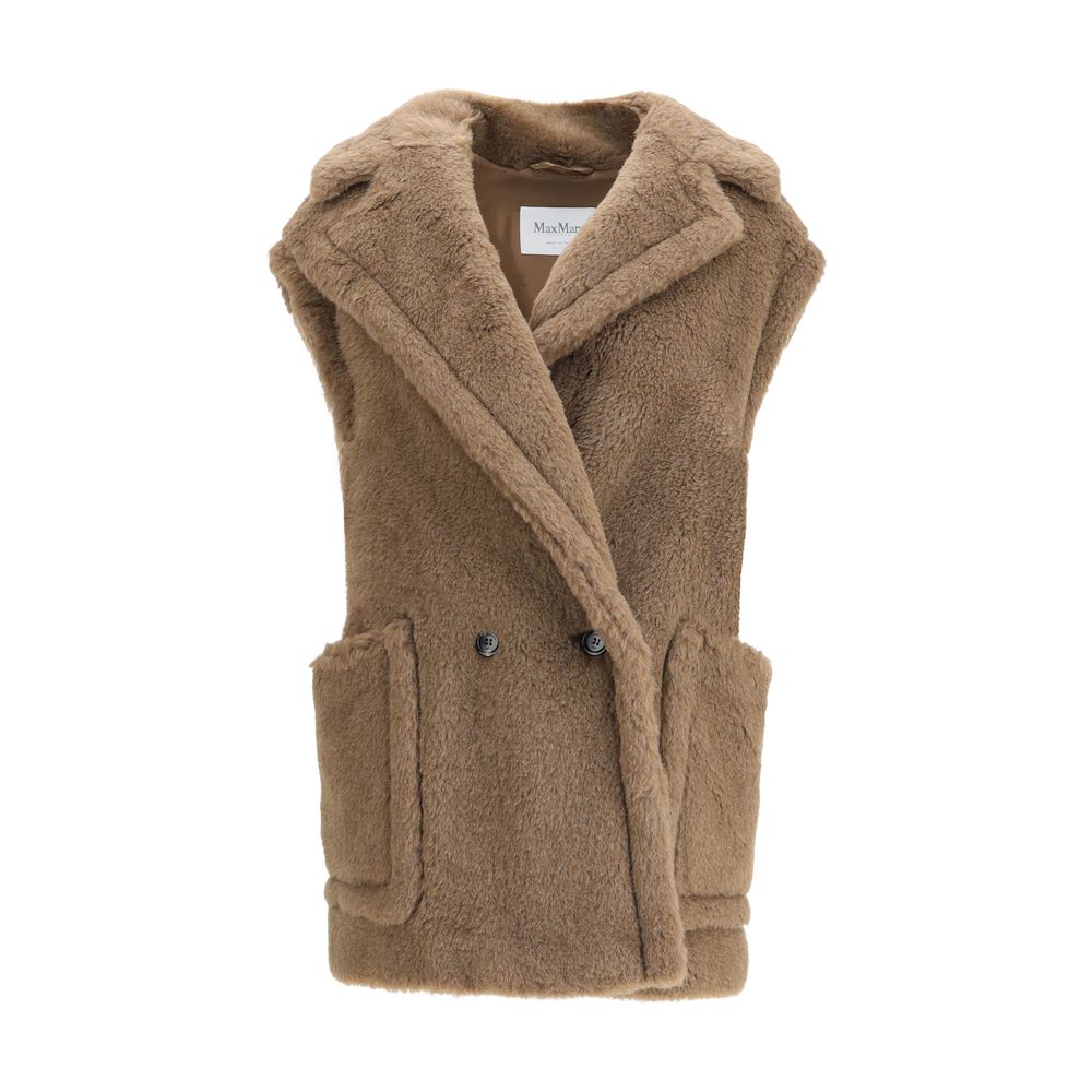 Max Mara Brown Alpaca Vicugna Pacos Coat