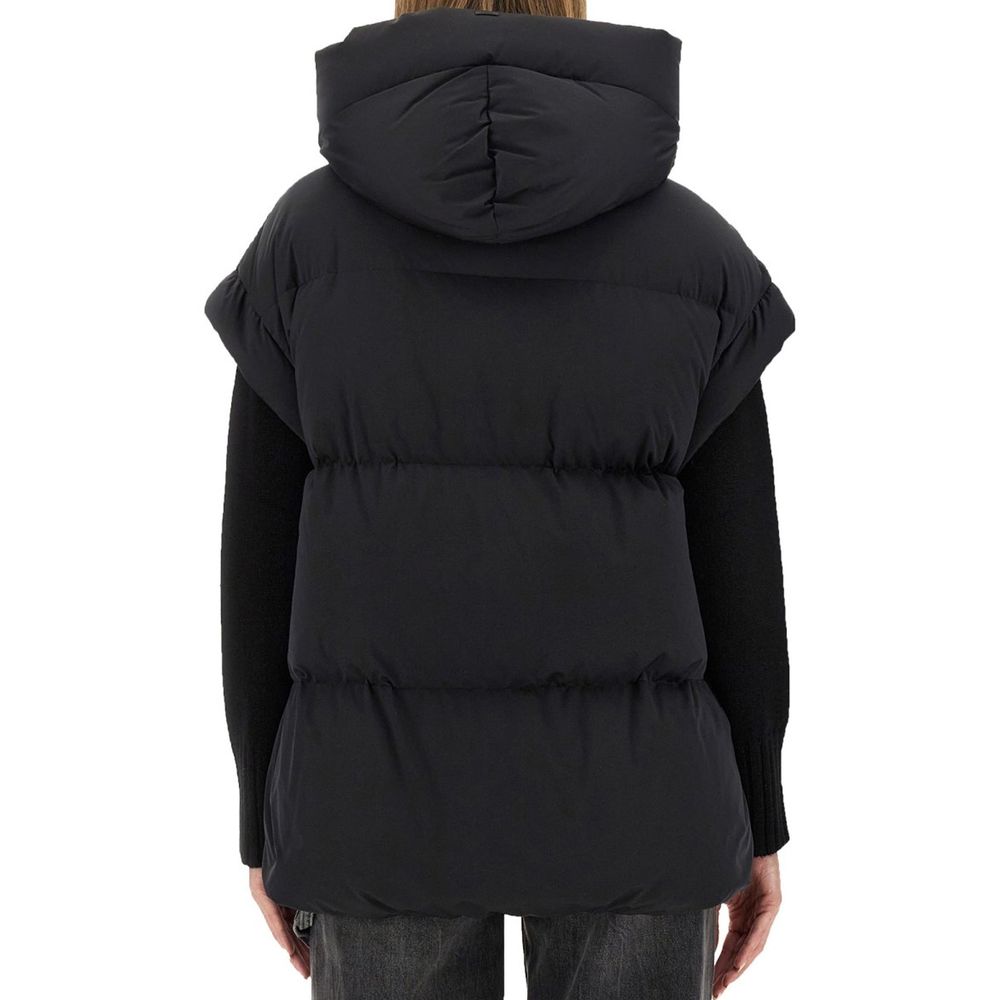 Herno Black Polyester Jackets And Coat