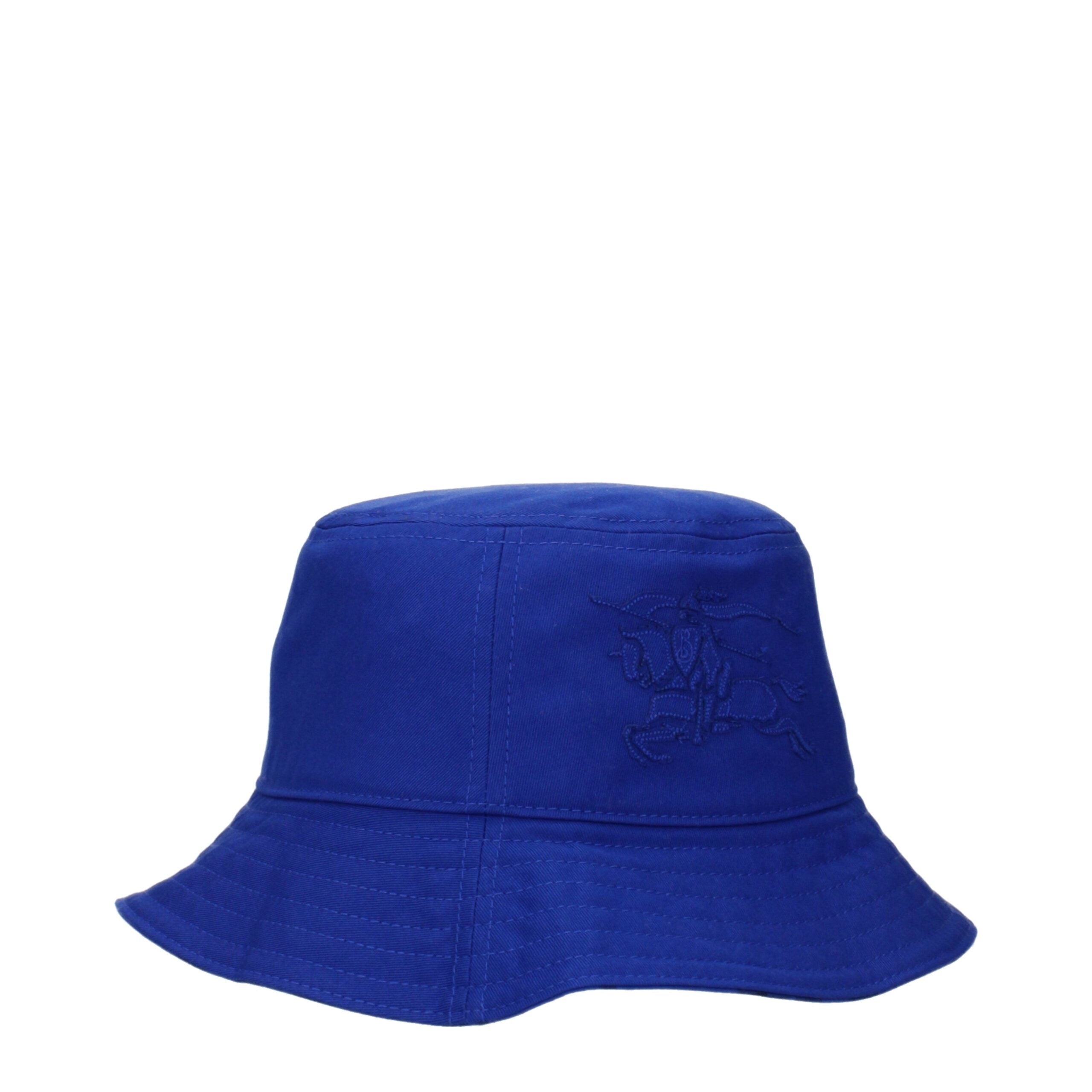Burberry Blue Fabric Bucket Hat