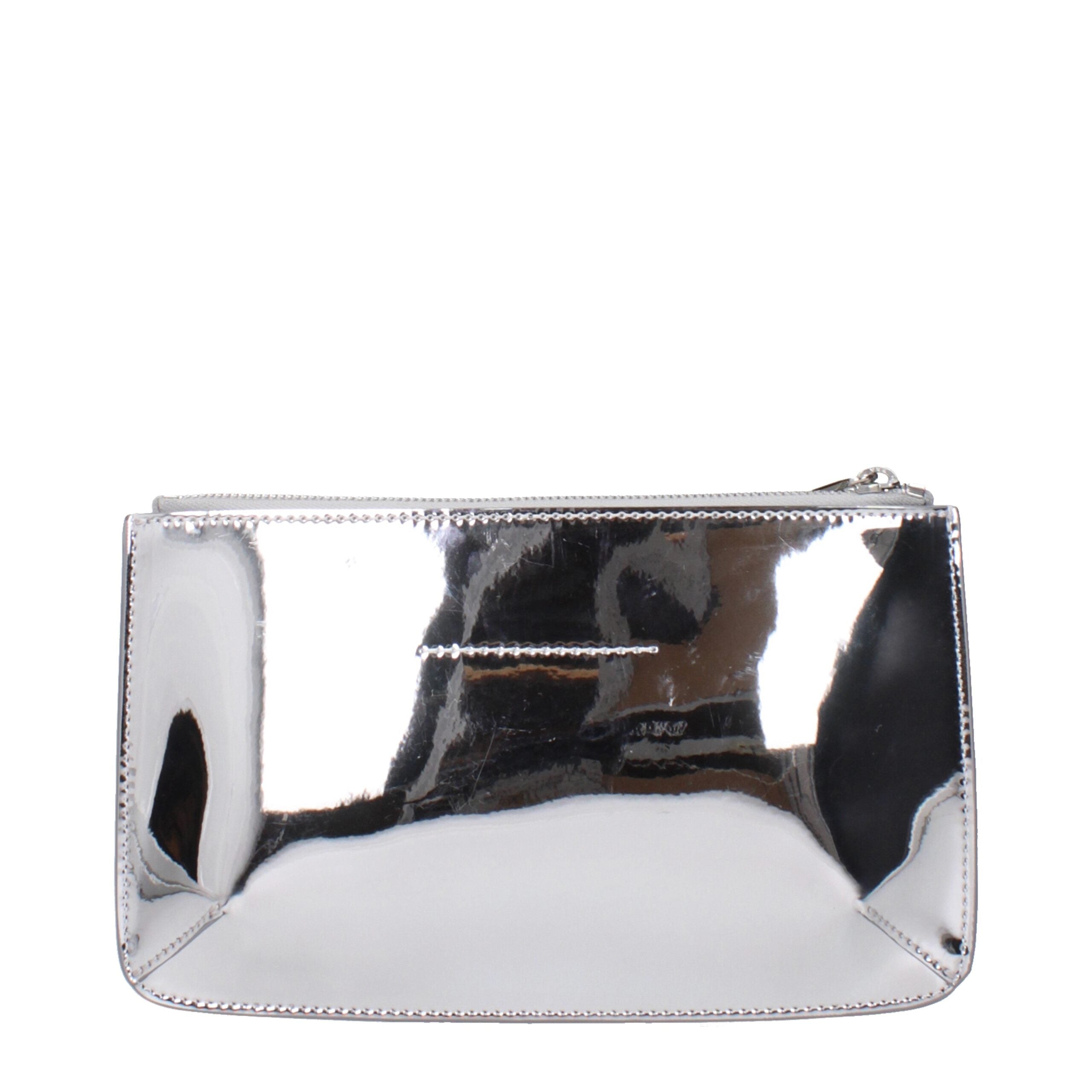 Maison Margiela Gray Leather Clutch Bag