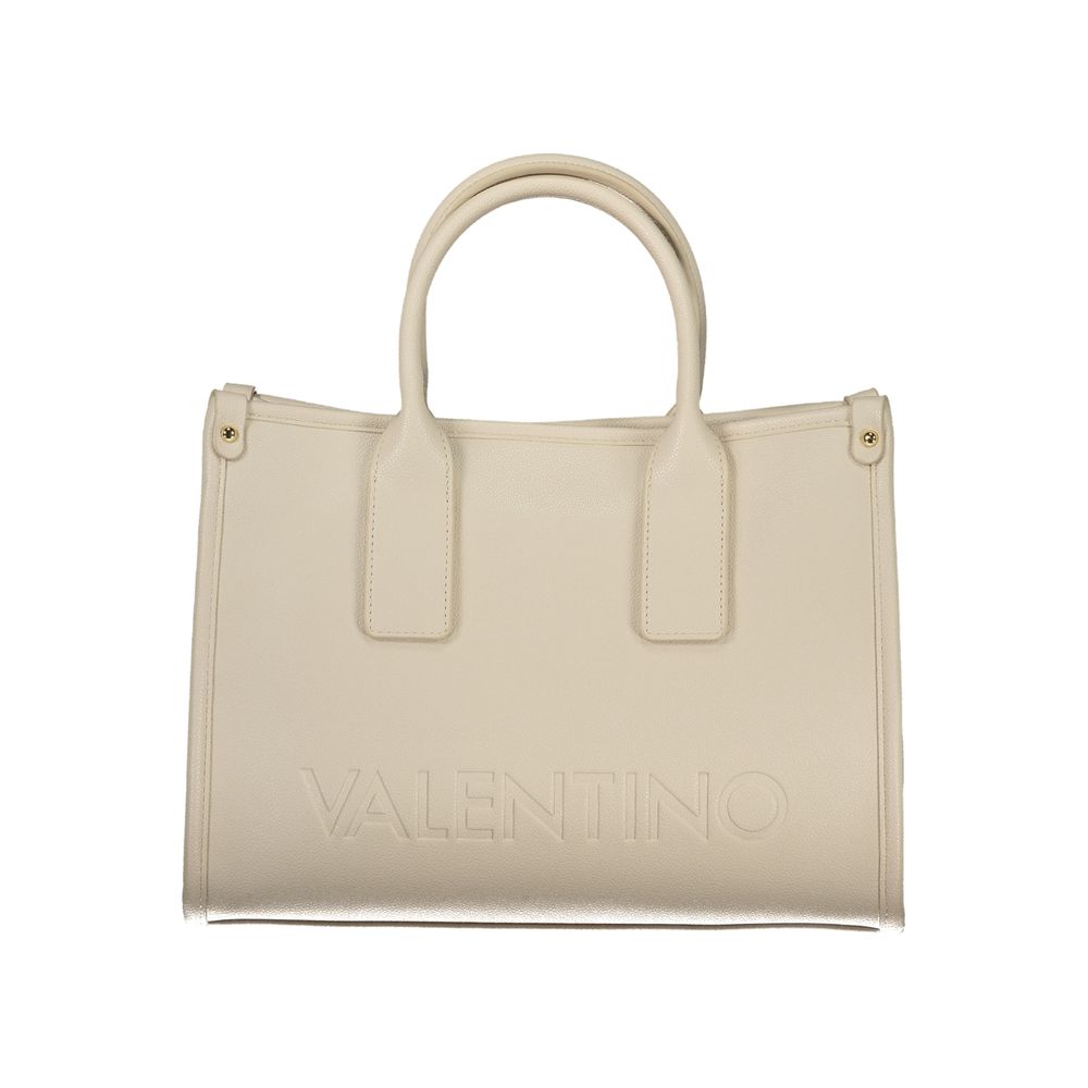 Mario Valentino Beige Polyurethane Women Handbag