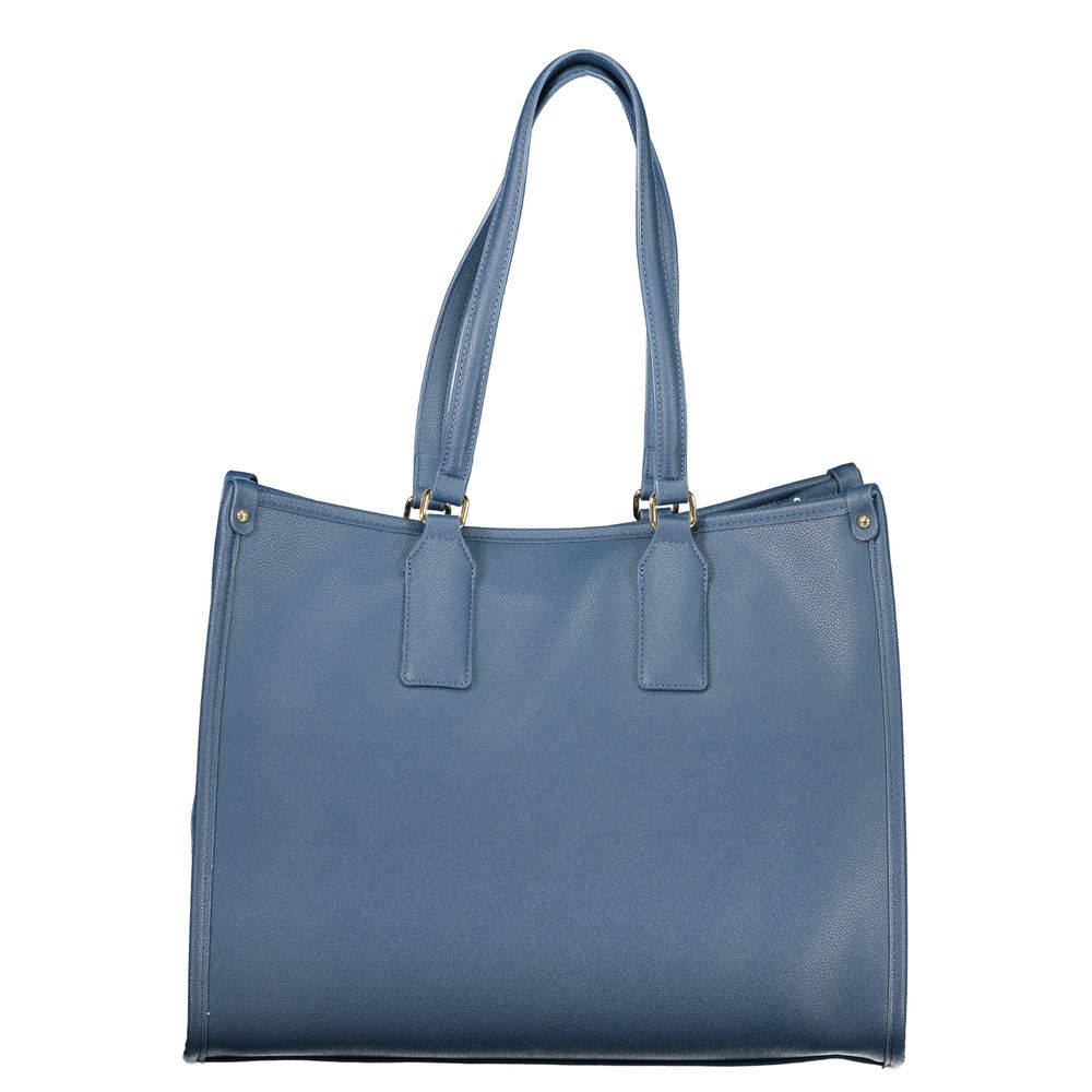 Mario Valentino Blu Polyurethane Women Handbag
