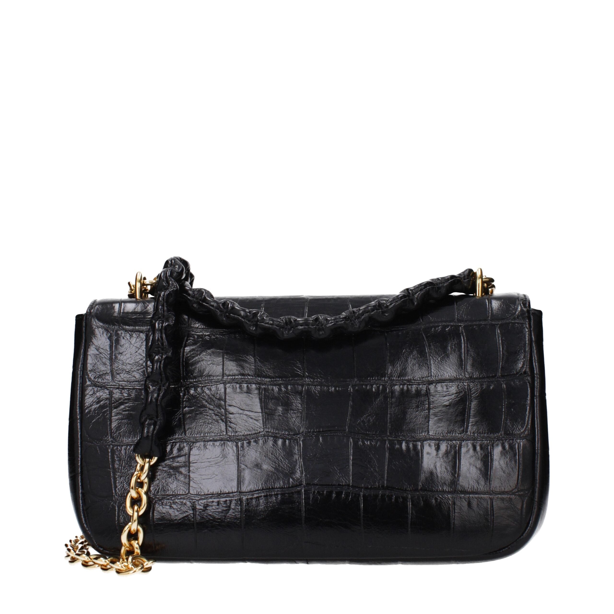 Tom Ford Black Leather Shoulder Bag