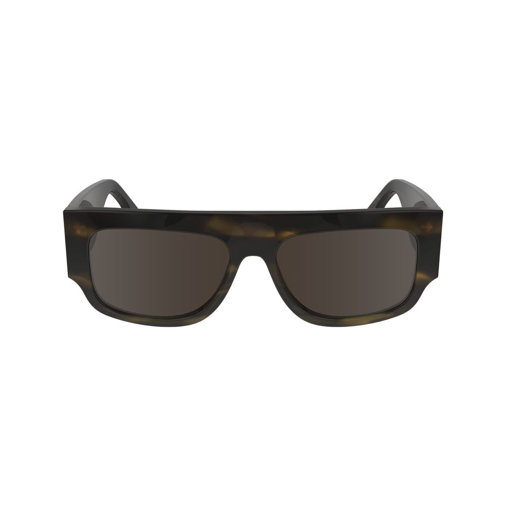 Victoria Beckham Brown Acetate Sunglasses