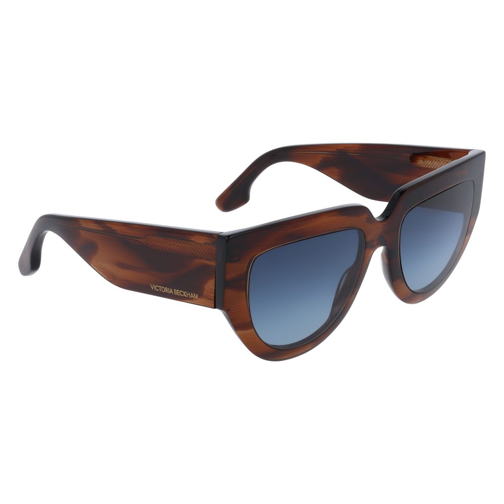 Victoria Beckham Brown Acetate Sunglasses