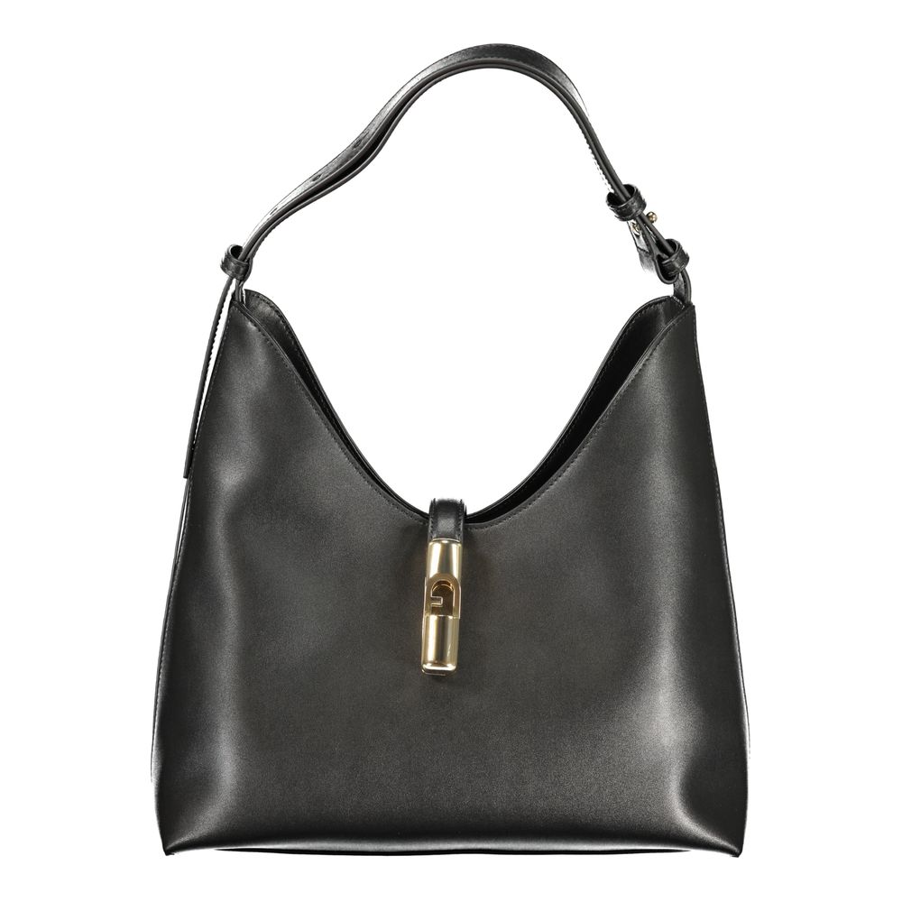 Furla Nero Leather Women Handbag