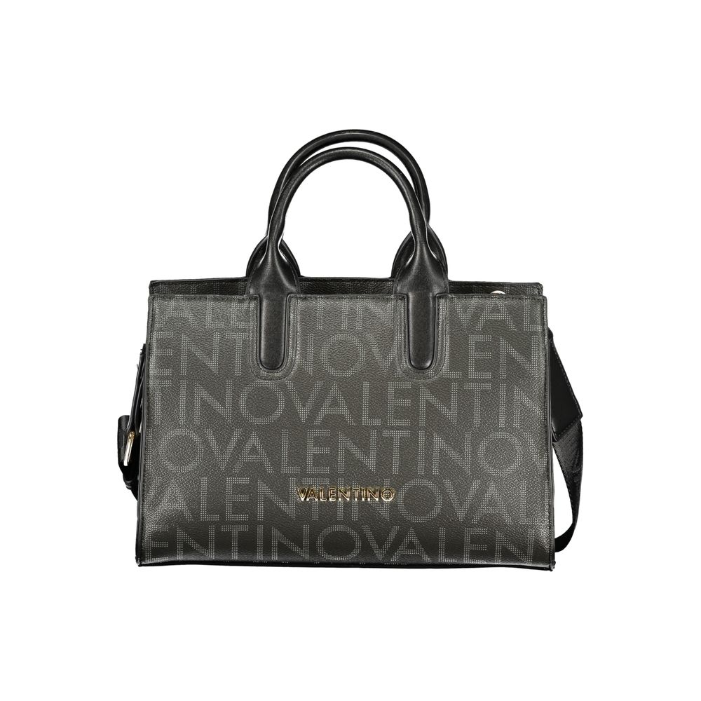 Mario Valentino Black Polyurethane Women Handbag