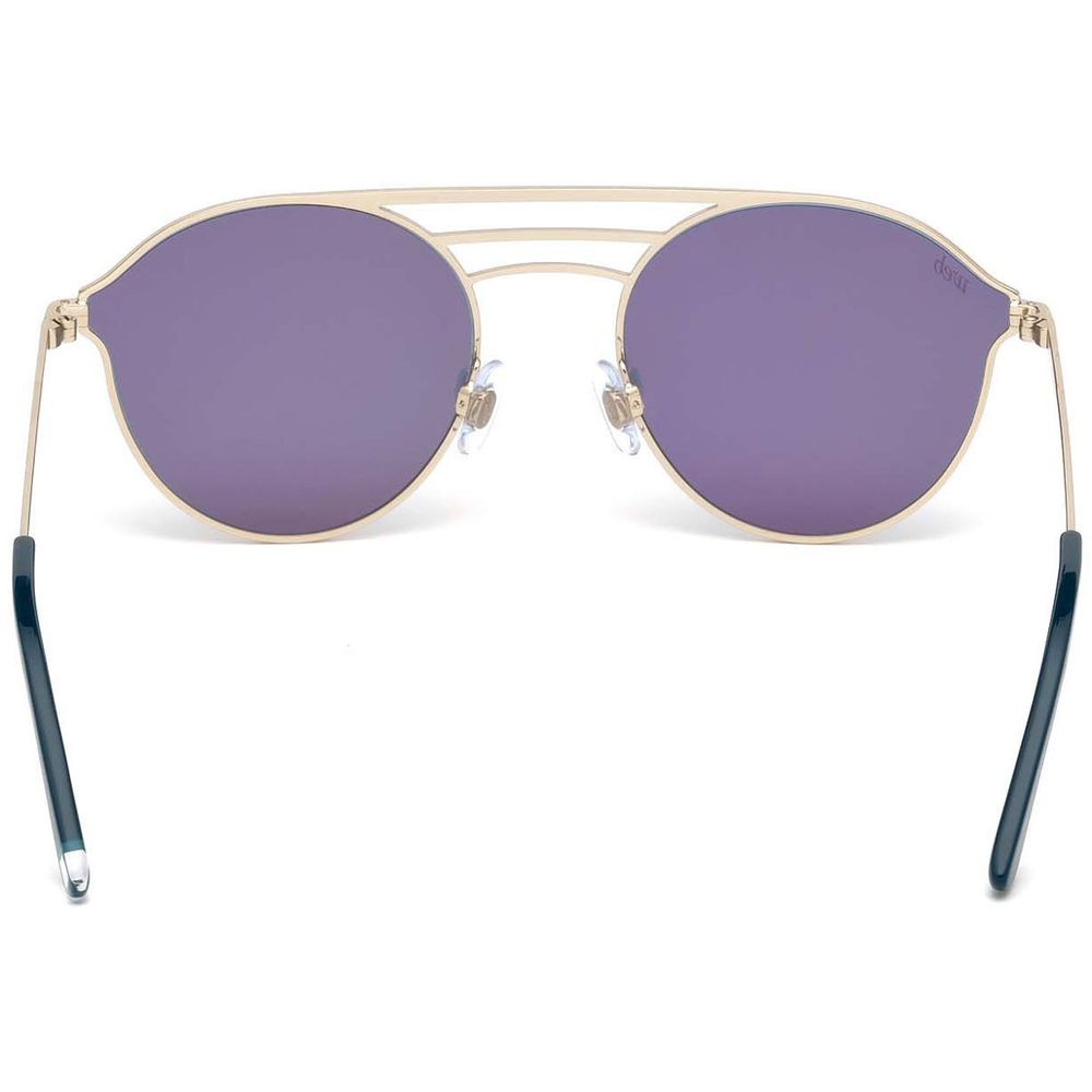 WEB EYEWEAR Gold Metal Sunglasses