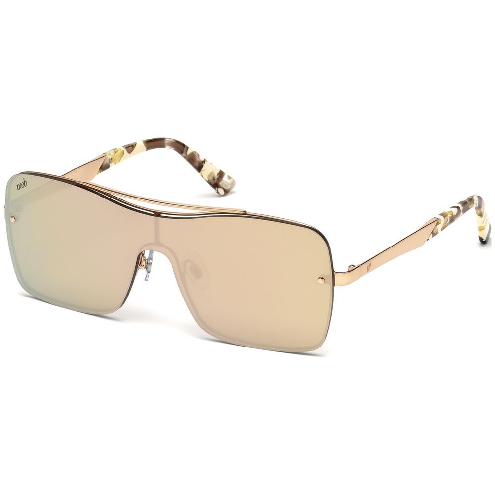 WEB EYEWEAR Pink Metal Sunglasses