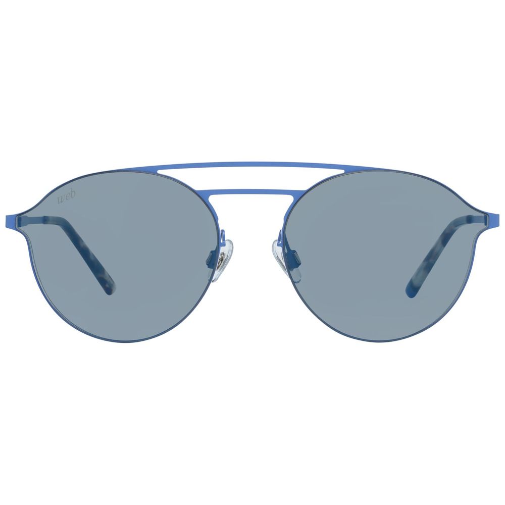WEB EYEWEAR Blue Metal Sunglasses