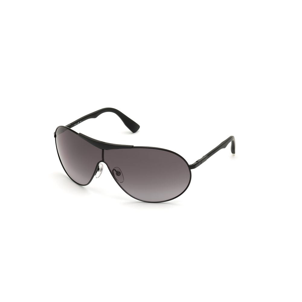 WEB EYEWEAR Black Metal Sunglasses