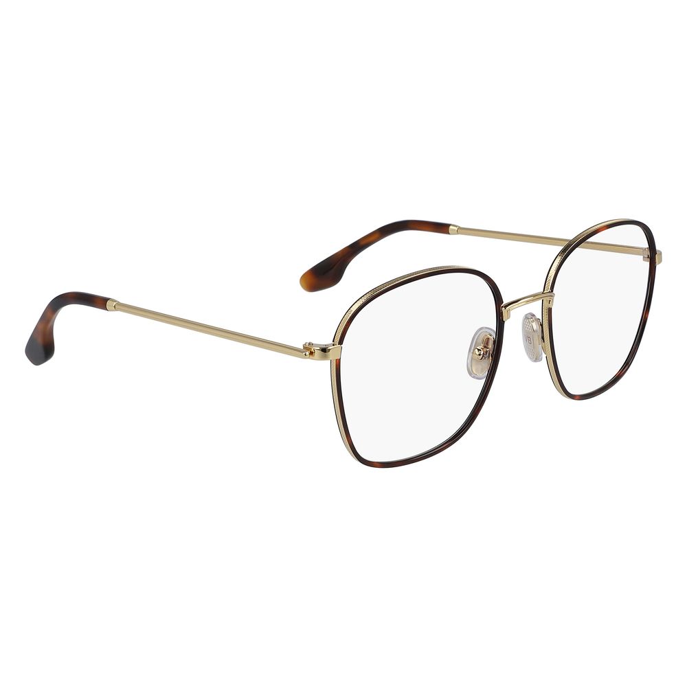 Victoria Beckham Brown Metal Glasses (Frames)