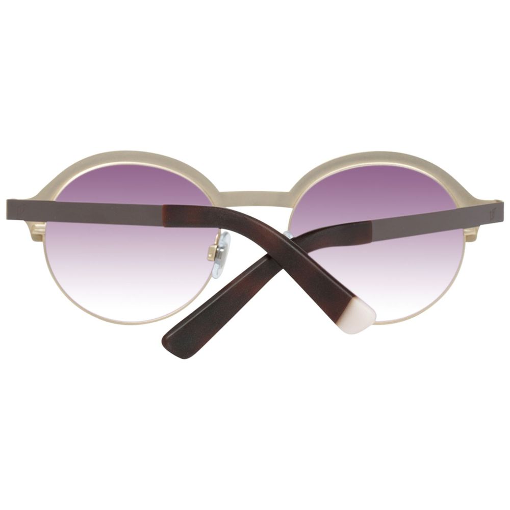 WEB EYEWEAR Gold Metal Sunglasses