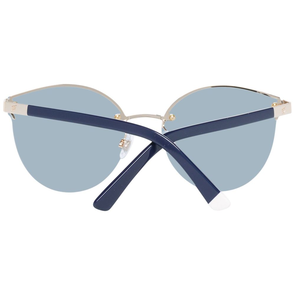 WEB EYEWEAR Gold Metal Sunglasses
