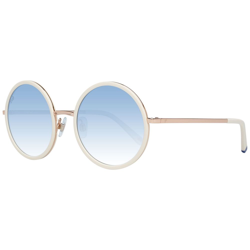 WEB EYEWEAR Beige Metal Sunglasses