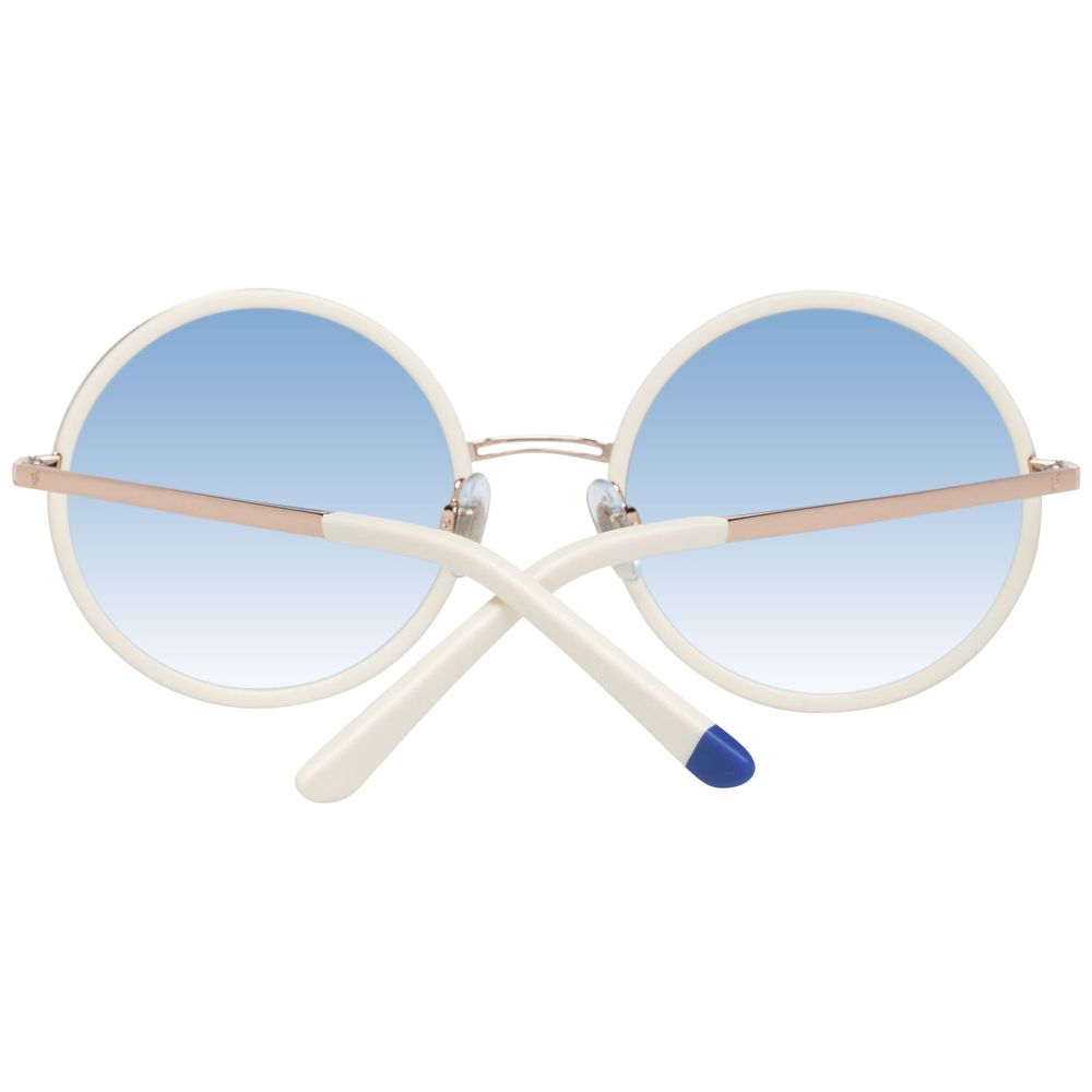 WEB EYEWEAR Beige Metal Sunglasses