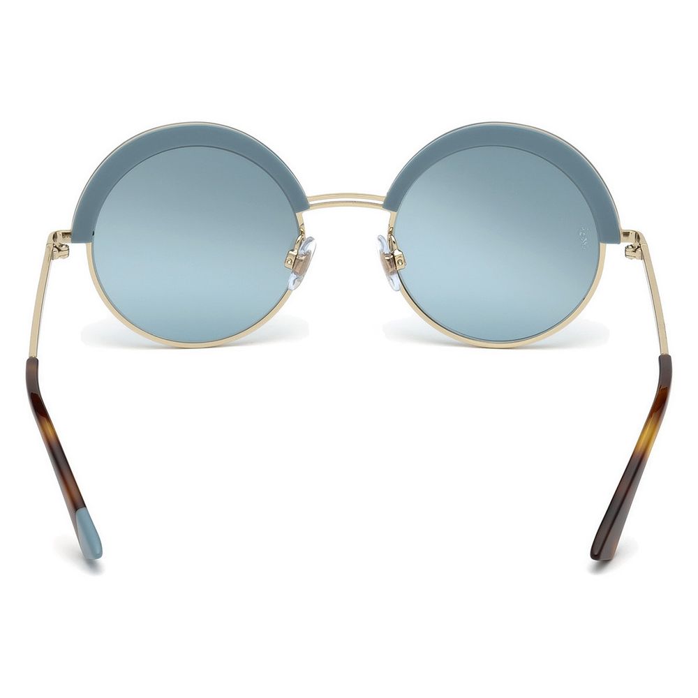 WEB EYEWEAR Gold Metal Sunglasses