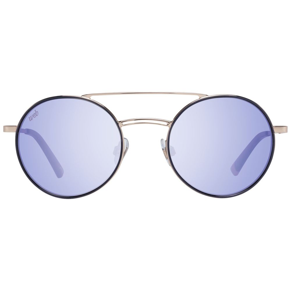WEB EYEWEAR Gold Metal Sunglasses