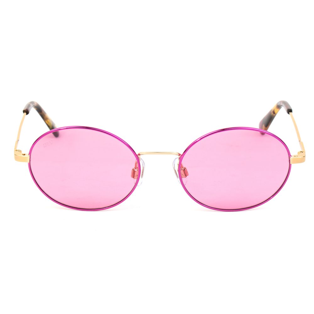 WEB EYEWEAR Gold Metal Sunglasses