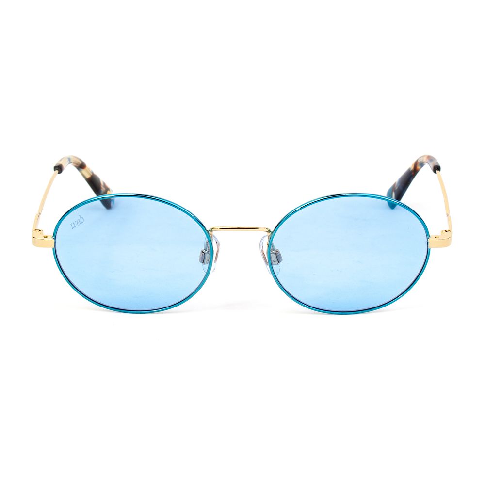 WEB EYEWEAR Gold Metal Sunglasses