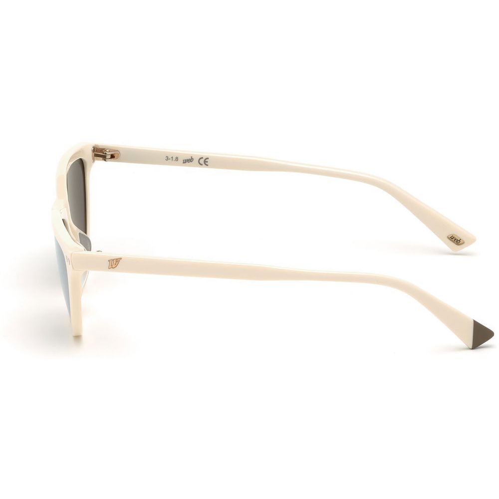WEB EYEWEAR White Acetate Sunglasses