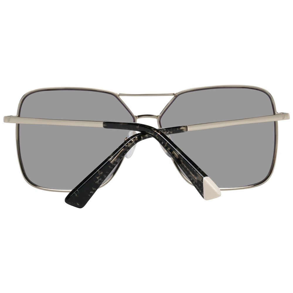 WEB EYEWEAR Gold Metal Sunglasses