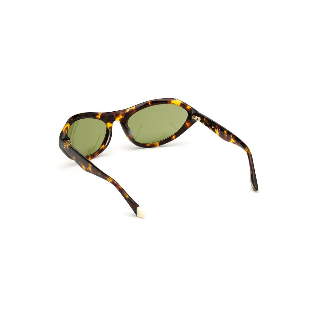 WEB EYEWEAR Brown Plastic Sunglasses