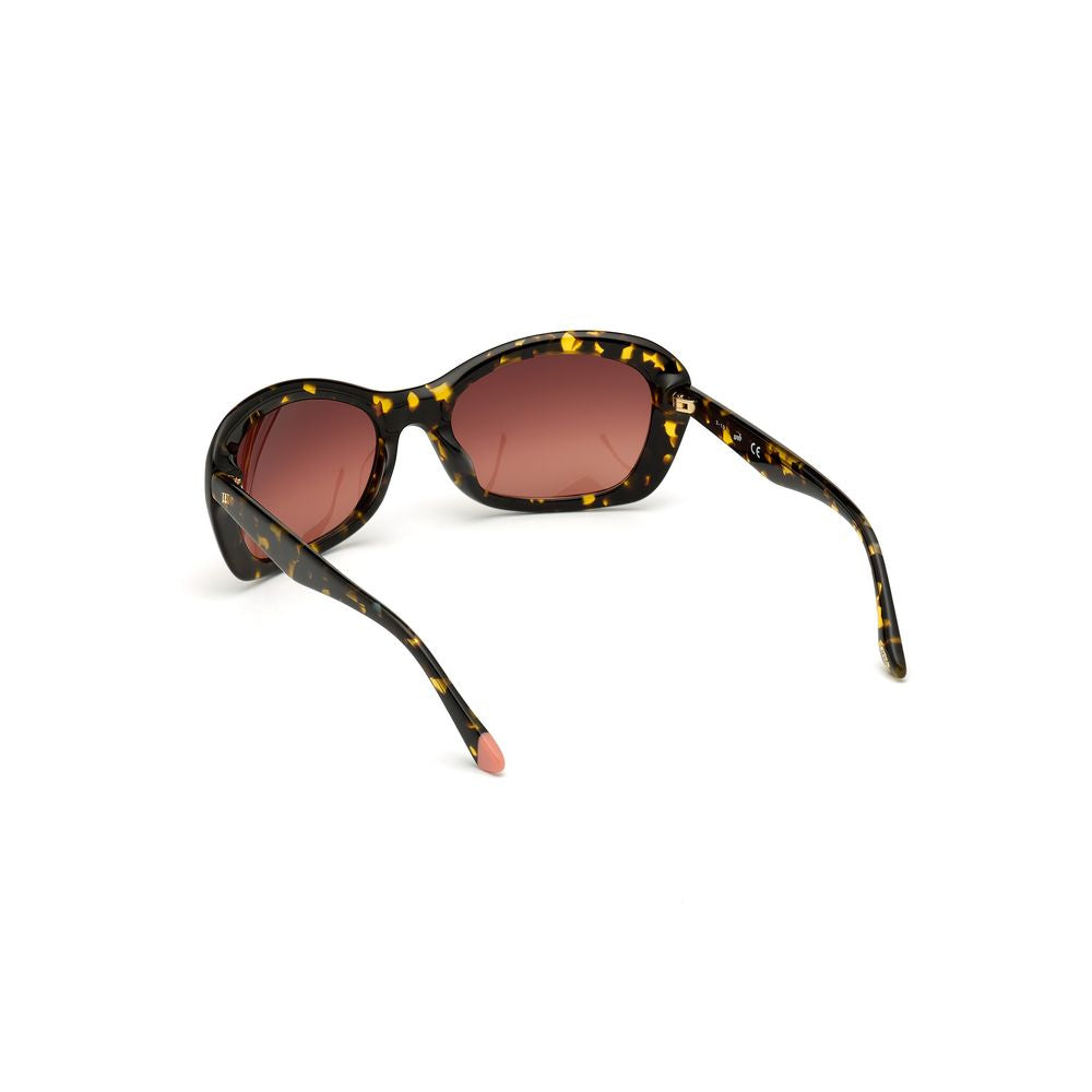 WEB EYEWEAR Brown Plastic Sunglasses