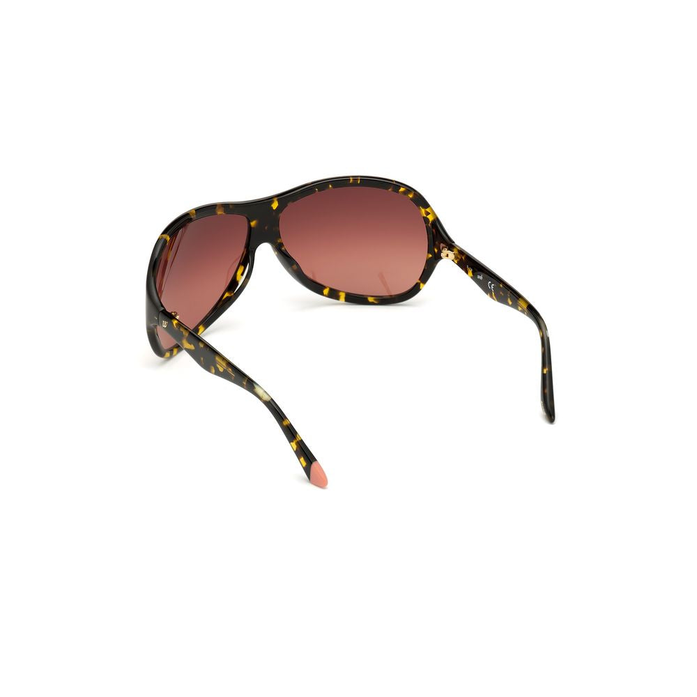 WEB EYEWEAR Brown Plastic Sunglasses