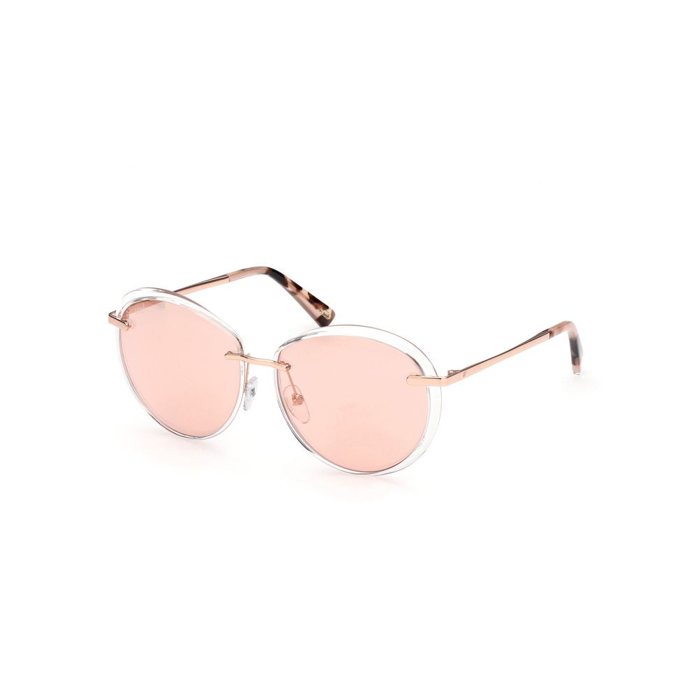 WEB EYEWEAR Transparent Metal Sunglasses