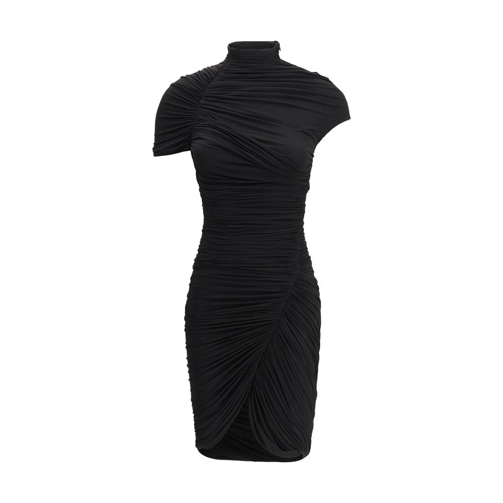 FRANCESCO MURANO Black Copper Cocktail Dress