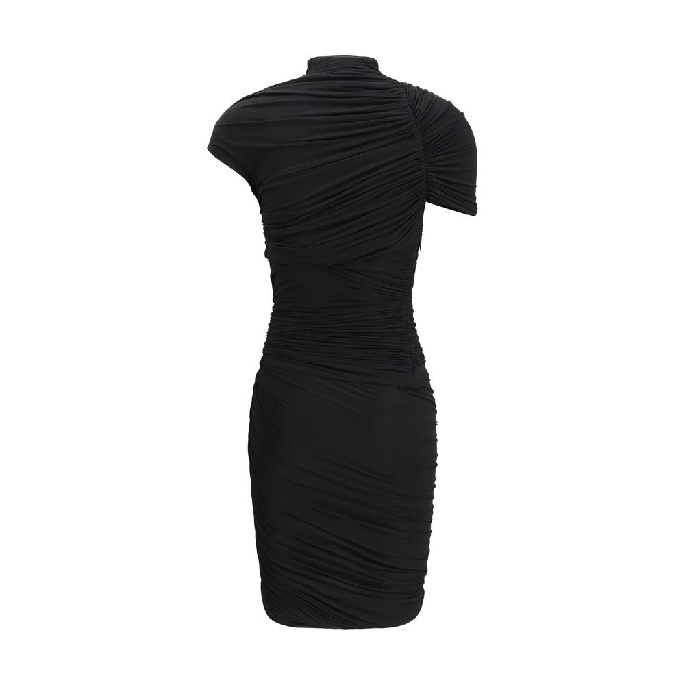 FRANCESCO MURANO Black Copper Cocktail Dress
