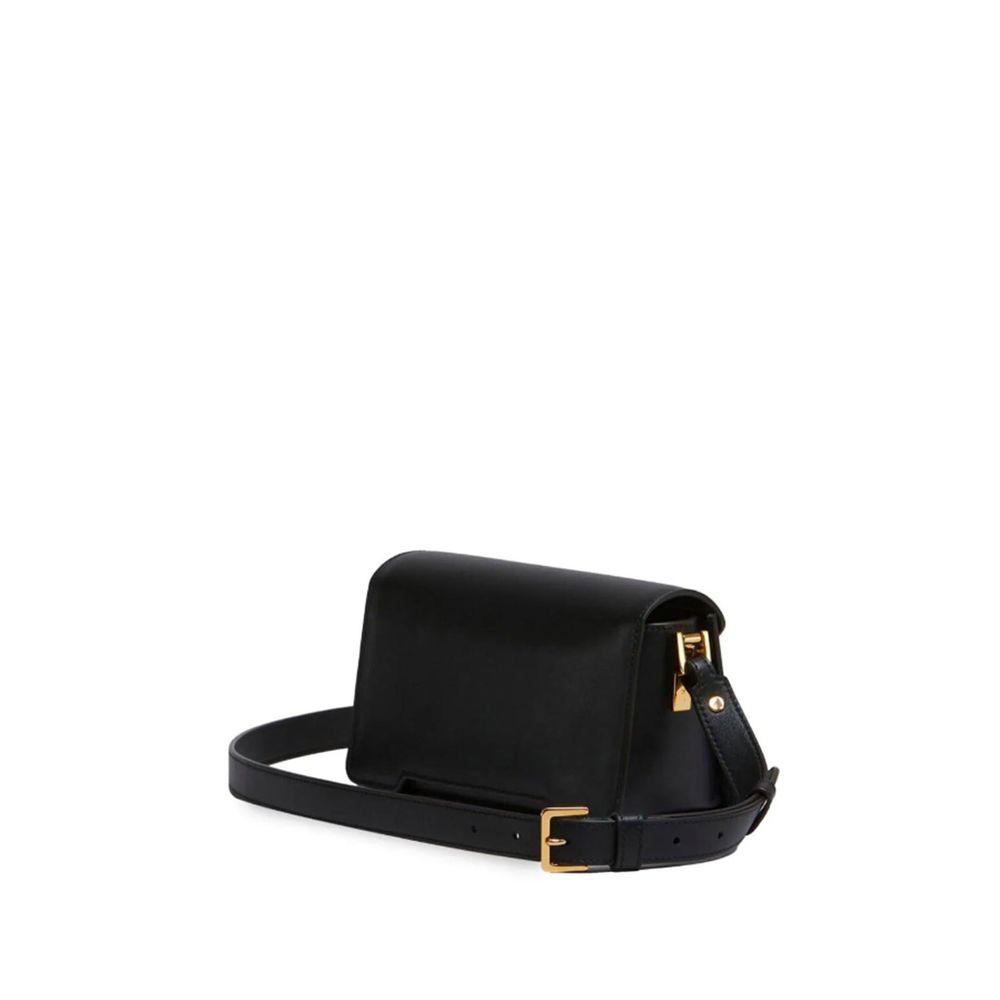 Marni Black Calfskin Crossbody Bag