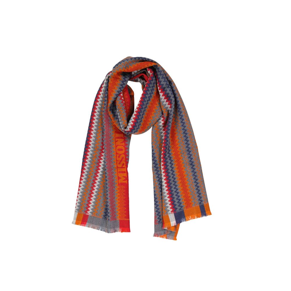 Missoni Gray Wool Scarf