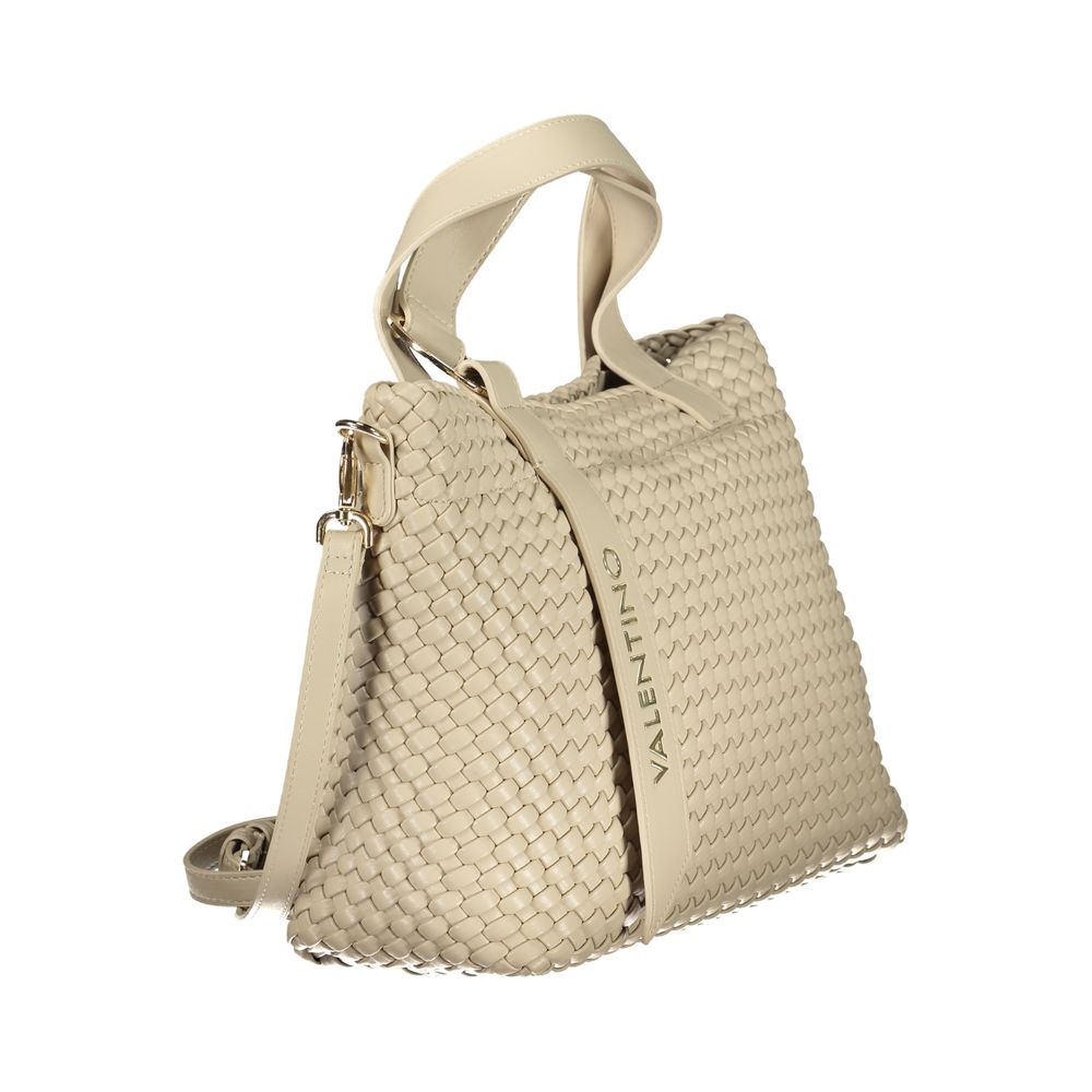 Mario Valentino Beige Polyurethane Women Handbag