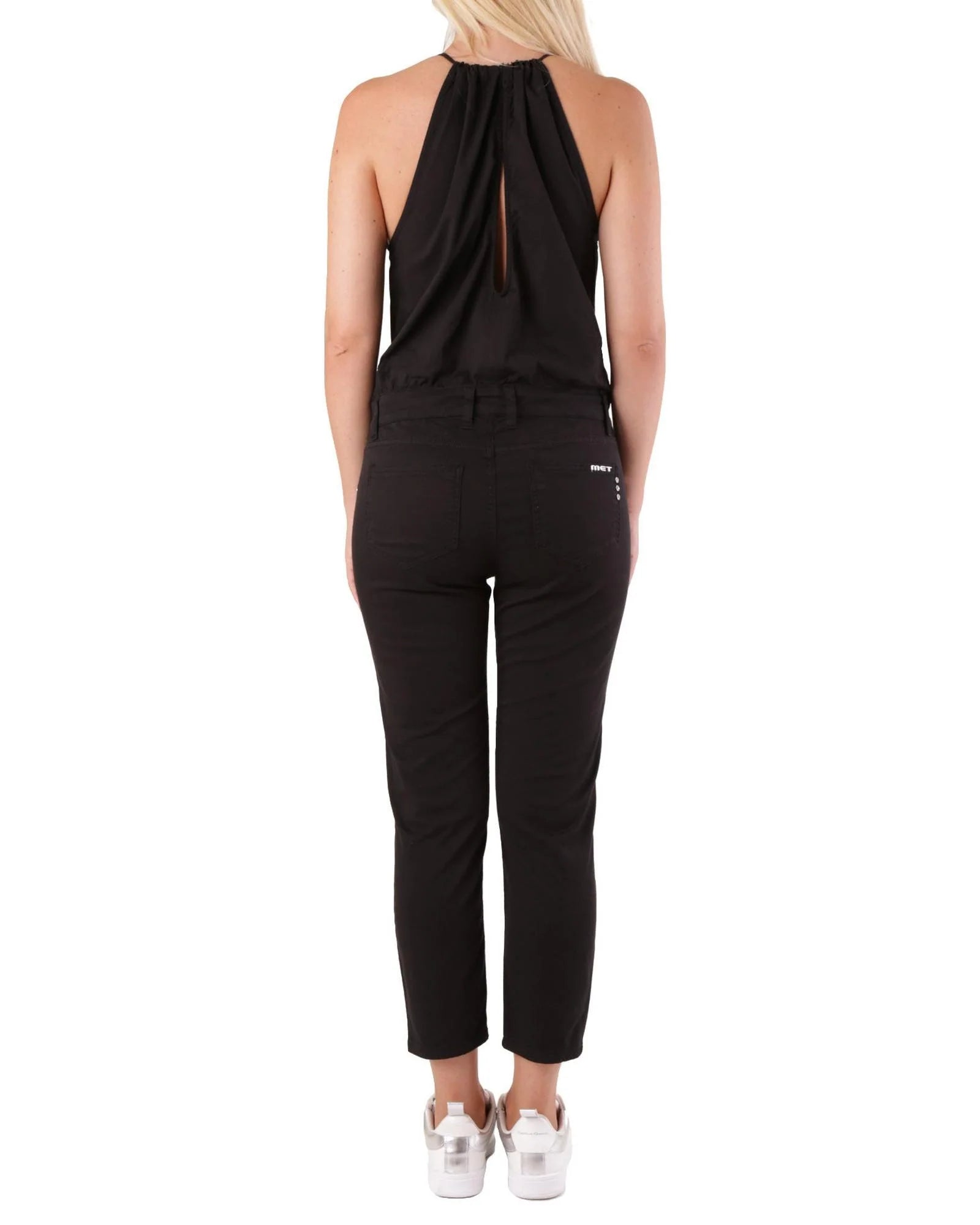 Met Black Cotton Jumpsuit